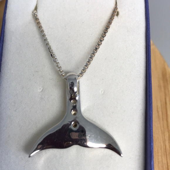 STERLING SILVER PINK/BLUE MUSSEL SHELL PENDANT NWT - Picture 3 of 7